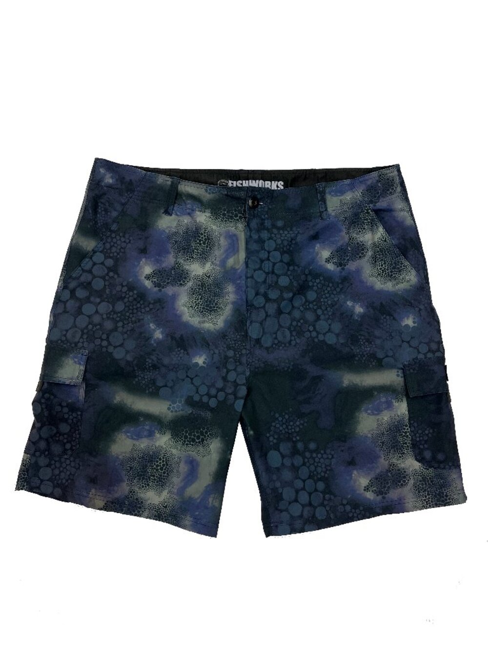 Fishworks Coronado Midnight Blue Black Cargo Shorts Mens 42